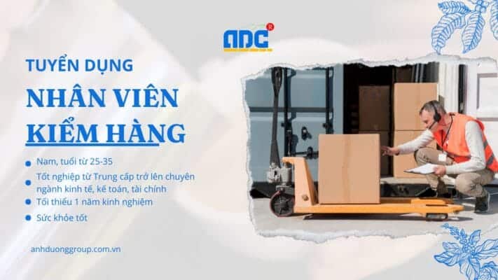 Tuyển dụng nhân viên kiểm hàng tại Long Thành, Đồng Nai