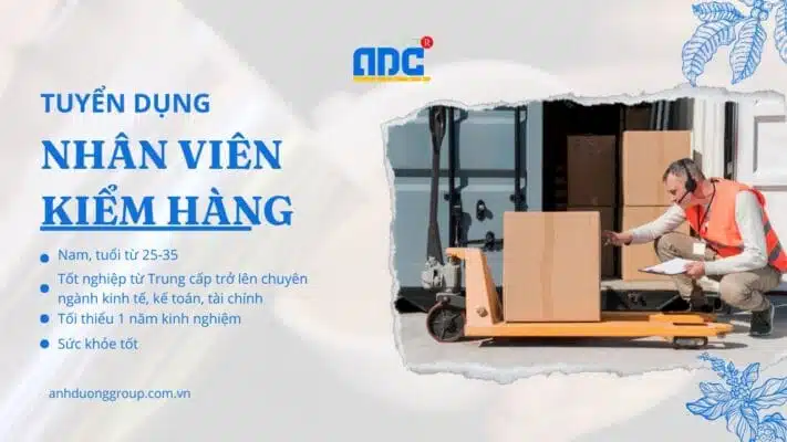 Tuyển dụng nhân viên kiểm hàng tại Long Thành, Đồng Nai