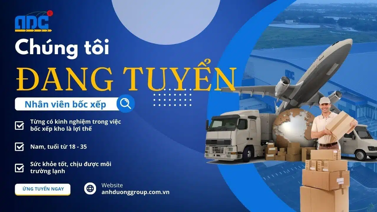 Tuyển dụng nhân viên bốc xếp cho kho lưu trữ lạnh