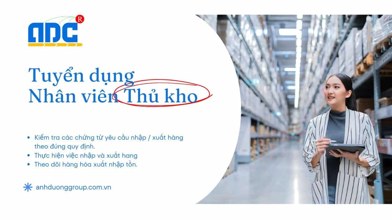 Tuyển dụng nhân viên thủ kho