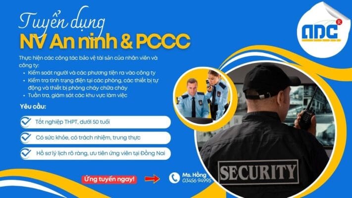 Tuyển dụng nhân viên An ninh - PCCC